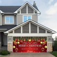 thumbnail image 2 of Christmas Garage Door Banner Large Merry Christmas Backdrop Decoration Happy New Year Snowman Snowflake Garage Door Cover Decor for Xmas Party Photo Background (Happy New Year), 2 of 10