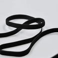 thumbnail image 3 of 20 YARDS Braided Flat Elastic Stretch Band for Sewing, Crafts, DIY Mask - 1/4" (6mm): US Stock Ready to Ship from Chicago (Black), 3 of 4