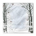 thumbnail image 1 of Winter Bandana, Trees Bullfinch Birds, Unisex Head and Neck Tie, by Ambesonne, 1 of 2