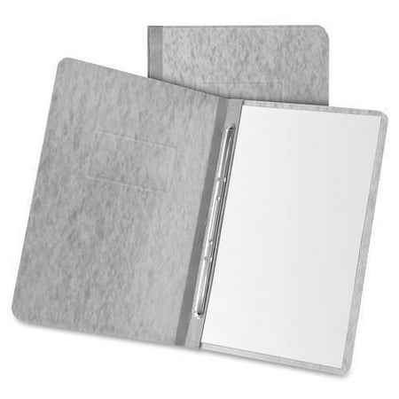 12905EA Oxford Side Hinge Pressboard Report Covers - Letter - 8.50" Width x 11" Length Sheet Size - 2 x Prong Fastener - 3" Fastener Capacity - 20 pt. - Paperboard, Pressboard - Gray - 1 Each