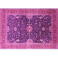 thumbnail image 1 of Ahgly Company Indoor Rectangle Oriental Pink Industrial Area Rugs, 5' x 8', 1 of 4