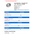 thumbnail image 2 of Front Brake Rotor - Compatible with 1997 - 2003 Ford F-150 4WD 1998 1999 2000 2001 2002, 2 of 2