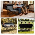 thumbnail image 6 of Slsy 3 Person Camping Chair, Oversized Folding Triple Chair with Cup Holders & Side Pocket, 990 LBS Heavy-Duty Portable Outdoor Chair for Camping, Picnic, Lawn, 6 of 6
