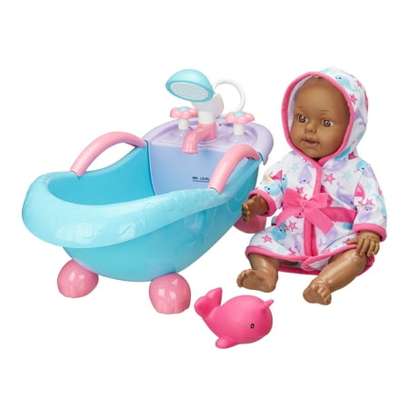 My Sweet Love 14" Baby Doll with Bathtub, 3 Pieces
