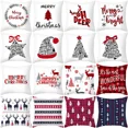 thumbnail image 4 of Funda de cojín navideña de 45 cm, funda de almohada, adornos navideños 2024 para el hogar, decoración navideña de Año Nuevo 2023 Noel, 4 of 5