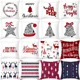 thumbnail image 4 of Funda de cojín navideña de 45 cm, funda de almohada, adornos navideños 2024 para el hogar, decoración navideña de Año Nuevo 2023 Noel, 4 of 5