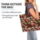 thumbnail image 2 of Balery Leaf And Fruit Bolsa Tote Estilo Estético con Cremalleras, Bolsa de Hombro, Bolsa de Compras Grande y Plegable, 2 of 8