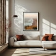 thumbnail image 2 of South Beach Overlook, Point Reyes 04 - Point Reyes Station California Photography Coastal Ocean Beach Waves Sunset Nature Scenic Black Framed Wall Art Print 12 x 16 inches, 2 of 4