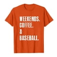 thumbnail image 4 of T-Shirt à Manches Courtes pour Femmes Seductiva Offres du Jour Liquidation Fins de Semaine pour Femmes Café Baseball T-Shirt Imprimé Coton Col Rond Décontracté Manches Courtes, 4 of 4