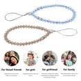 thumbnail image 3 of Weiweiguan 2pcs Beaded Cell Phone Chains Phone Wrist Chain Anti-lost Phone Lanyards, 3 of 6