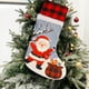 thumbnail image 1 of Ganfancp Old Man Plaid Christmas Socks Bolsa de Regalo Decoración Navideña Candy Socks Adornos Navideños Bolsas de Regalo Navidad Liquidación Una Media de Navidad., 1 of 5