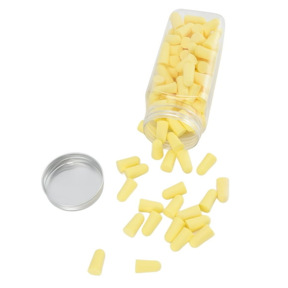 120pcs Bouchons d'Oreille Éponge à Rebond Lent, Réduction du Bruit, Extensible, Facile à Porter, Léger, Portable