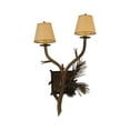 thumbnail image 2 of Meyda 141317 26 in. Lone Pine 2 Light Wall Sconce, Antique Copper, 2 of 4