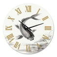 thumbnail image 2 of Designart 1 in Quartz Coastal Wall Clock, 2 of 5
