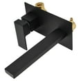 thumbnail image 4 of Wall Mounted Sink Faucet, Copper Wash Basin Sink Faucet G1/2 Male Thread   For Kitchen, 4 of 8