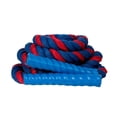 thumbnail image 1 of GoZone Kids 15ft Twisted Nylon Battle Rope with Solid Color Handles – Blue/Red, 1 of 9