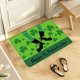 thumbnail image 5 of Uuiauoio Quick Dry Bath Mat for Bathroom,Super Absorbent Happy St. Patrick's Day Bath Rug Non-Slip Rubber Backing,Machine Washable Bathroom Floor Mat for Shower, Tub, Sink Area Green Clover 16x24, 5 of 6