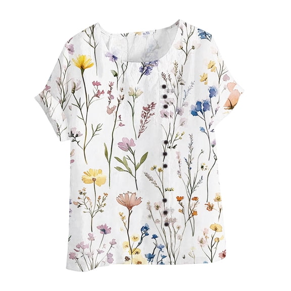 Cilsoka Fashion Tops for Women 2026, Womens Ruched Tops 2026 Spring Summer Tunics Short Sleeve V Neck T Shirts Casual Dressy Tee with Side Shirring, Graphic Trendy Tees