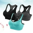 thumbnail image 3 of LITINKIMI Women Padded Without Steel Bra Breathable Sweat Absorption 3Pcs, 3 of 8