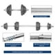 thumbnail image 3 of Set De Mancuernas C/ discos 20 kg Altera  CONECT-20-BLK C/Barra Conectora, 3 of 7