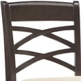 thumbnail image 6 of Double Crossback Stool in Wenge and Beige, Set of 2, 6 of 12