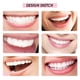 thumbnail image 4 of Joya Gema Diente Bricolaje Dientes Diamantes Cristal Con Pegamento Curado, 4 of 8
