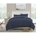 thumbnail image 1 of MHF Home Recylced Heather Jersey Duvet Set Marlin Blue King, 1 of 5
