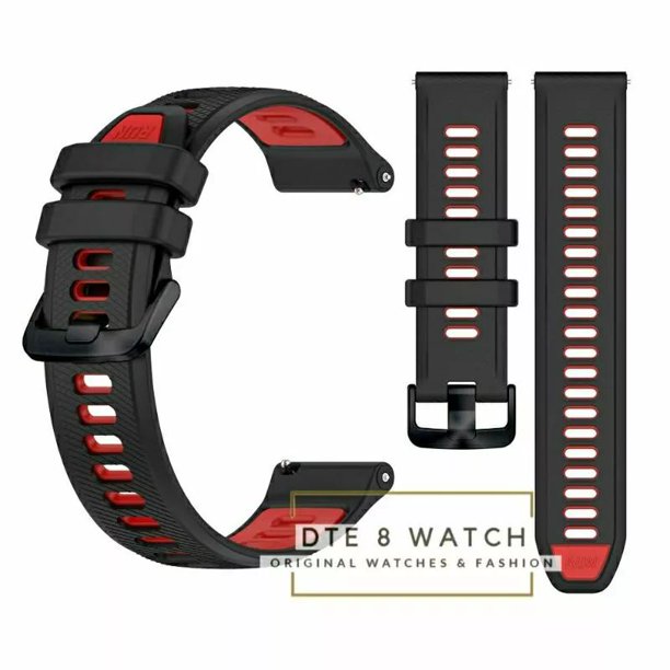 Correa de reloj de goma de silicona delgada 18 mm 20 mm 22 mm Bz liberación rápida