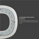thumbnail image 2 of Lámpara De Mesa Led Doblada Flexible Con Luz Usb Delgada Portátil, Lámpara De Brillo Ajustable Recargable Para Lectura De Computadora Y Trabajo Monstrate EL010773-00, 2 of 6