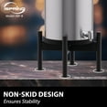 thumbnail image 4 of iSpring Wooden Stand for DGF2 Gravity-Fed Stainless Steel Countertop Water Filter System, Black Wood, 4 of 5