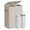 Cappuccino Beige, variant on 11 GALLON XL 24" Collapsible Laundry Basket & Clothes Hamper, Comfort Non-Slip Handles, Modern Laundry Hamper with Space Saving Design, Portable Pop-Up Hamper, BPA FREE, Grey, 1 Pack