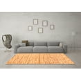 thumbnail image 3 of Ahgly Company Indoor Round Solid Orange Modern Area Rugs, 8' Round, 3 of 4