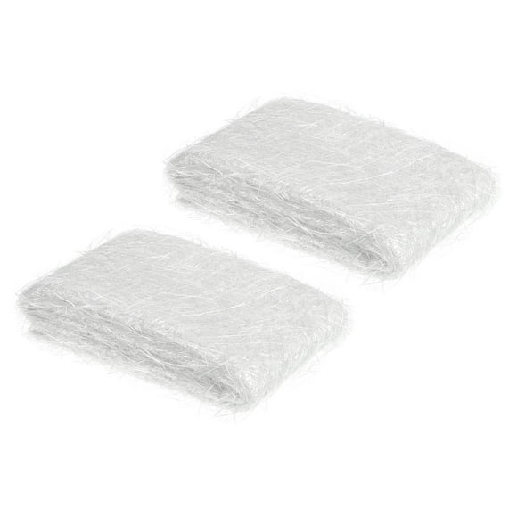 2 Pcs Fiberglass Mat, 0.5 Oz Fiberglass Chopped Strand Hard Mat 1x1m(39'' Wide x 1.09yd Long) for Gypsum Board