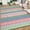 green-5*8ft, variant on Reversible Outdoor Rugs 8x10 Waterproof for Patios Clearance, Plastic Straw Mats for Backyard, Porch, Deck, Balcony,Red/Green/Blue