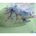 thumbnail image 4 of oneOone Viscose Chiffon Fabric Chevron|Watercolor Leaves & Peony Floral_Printed Craft Fabric BTY 42 Inch Wide, 4 of 4