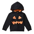 thumbnail image 4 of Actoyo 0-3T Toddler Baby Boys Halloween Haunt O'Lantern Pumpkin Hoodie + Stripe Pants Outfits Sets, 4 of 11