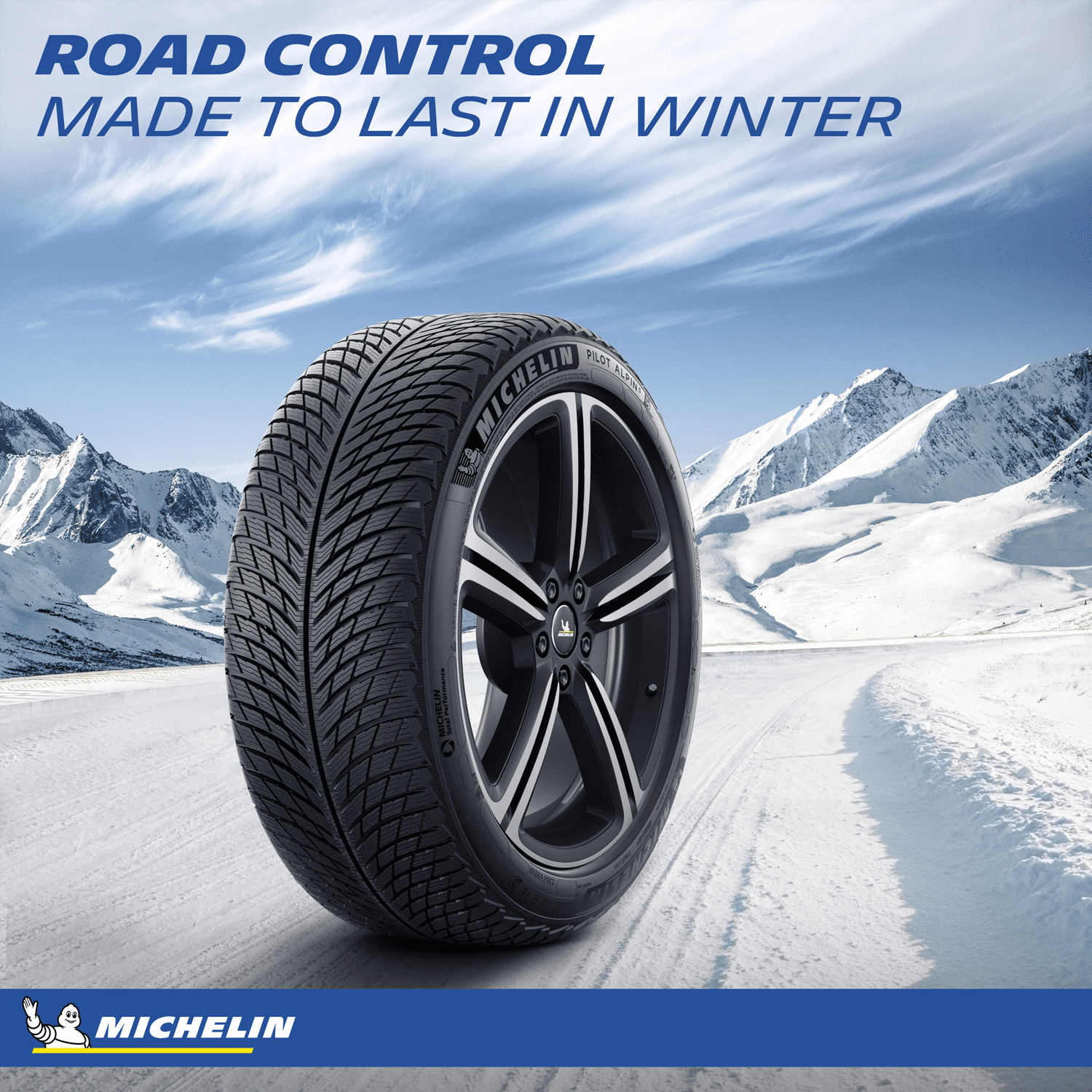 Tire Michelin Winter 91H Alpin Pilot 5 205/55R17
