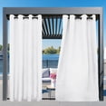 thumbnail image 3 of Cortinas para Exterior Impermeables Easy-Going para Patio Blanco 137x213 cm, 3 of 8