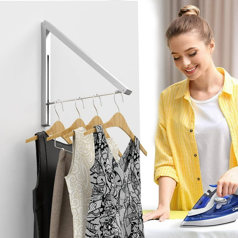 Valet Hook Drying Rack Clothes Hanger Folding Coat Racks Aluminum