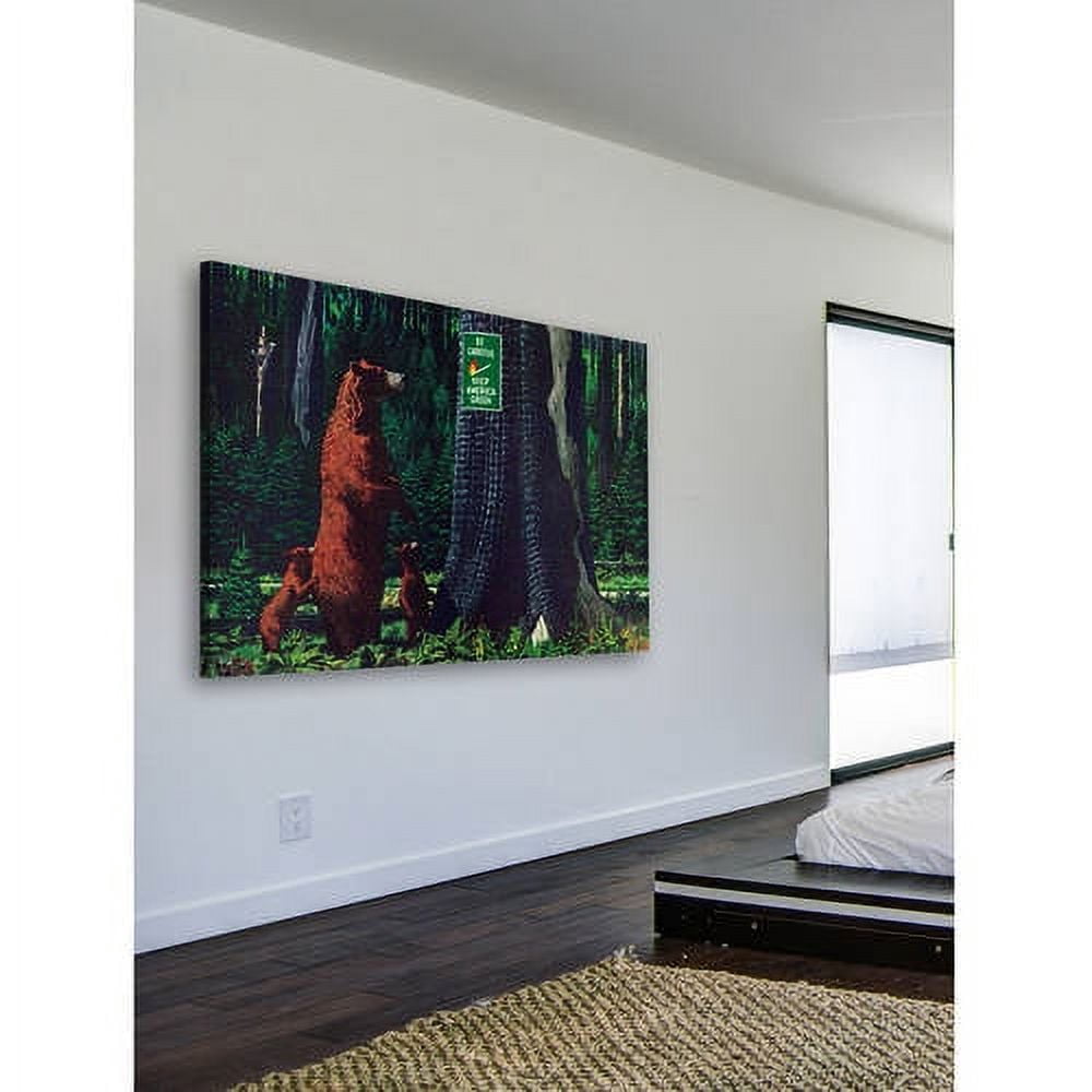 Marmont Hill "Keep America Green" Painting Print on Wrapped Canvas