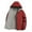 Red, variant on qucoqpe Mens Reversible Hooded Jacket Classic Zip Up Long Sleeve Casual Coat with Detachable Hood and Multiple Pockets