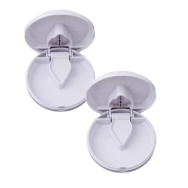 Oleegame 2PC Produce Storage Bolus Cutters For Small Or Large Bolus Dispenser Medicine Slicer Bolus Separator With Sharp Blades White