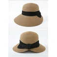 thumbnail image 6 of Summer Beach Sun Straw Hats for Women Wide Brim Packable Travel Bucket Hats UPF 50+, 6 of 7