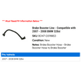 thumbnail image 2 of Brake Booster Line - Compatible with 2007 - 2008 BMW 328xi, 2 of 2