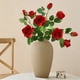 thumbnail image 5 of Arreglo floral de rosas artificiales | Pétalos de tela realistas, 55 cm de largo, blanco, rosa y rojo, adorno decorativo de plena floración | Regalo para el hogar, las fiestas y las bodas, 5 of 6