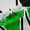 Green M, variant on Castle Fairy Boys Girls Letter Monogrammed A Black Out Curtains,Sport Soccer Print Curtains Pack of 2 (42x63 Each),Bling Green Glitter Bedroom Curtains,Ultra Soft Home Decor