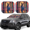 thumbnail image 1 of Vsdgher Neon Rabbit In Archway Print Car Windshield Sun Shade, Reflective Sunshade Window Sunshade Sun Visor Protector Fit for Cars,Trucks,SUVs-Medium, 1 of 6