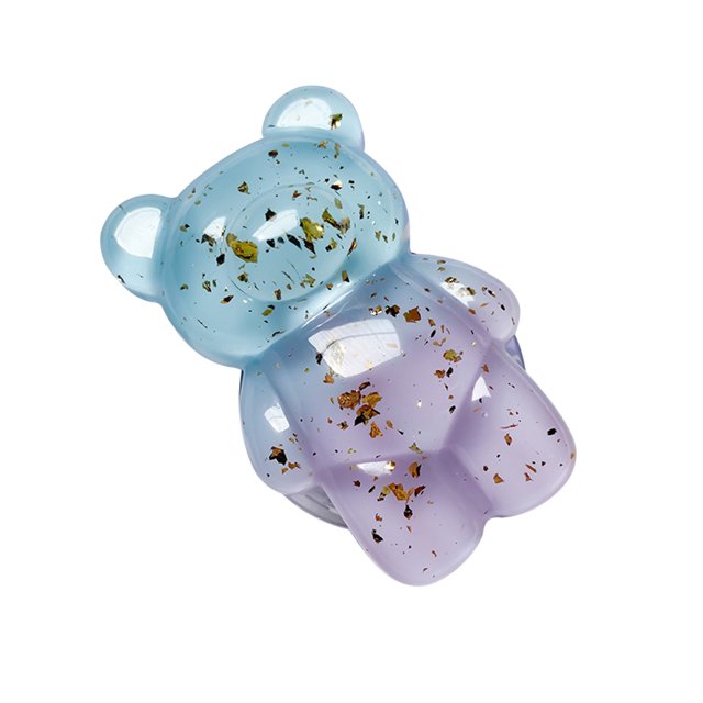 Tmvgtek Soporte Portátil Para Teléfono Con Oso Láser Soportes De Soporte Para Teléfono Inteligente De Escritorio (A)