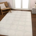 thumbnail image 6 of JONATHAN Y SANDSTONE 4 x 6 Area Rug, Adrian Circle Dot - White/Cream, SND105B-4, 6 of 12