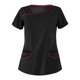thumbnail image 2 of Pntutb - Camiseta de manga corta para mujer con cuello en V y bolsillo para trabajadores del cuidado Pntutb Pntutb-5485, 2 of 4